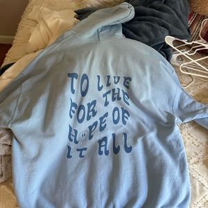 Taylor Swift lyric oversized hoodie